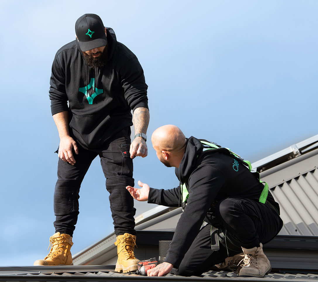 roof gutter solar cleaning